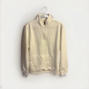 Bugatchi Pullover Quarter Zip Sweater Small weiß - Bild 1 von 5