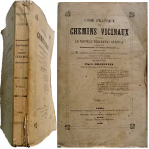 Praxisordnung der Nachbarwege Generalordnung 1856 Grandvaux Gleisfahrt - Bild 1 von 12