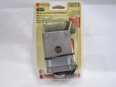 Utilitech Outdoor Stem Mount Swivel Photo Eye Dusk-Dawn Lighting Control 1800w - Image 1 of 3