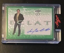 2023 Leaf Pop Century Decadence John Travolta Eclat Green Auto #4/5