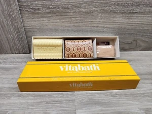 Vitabath Tangy Lemon Bath and Shower Bars 3x 4oz Bars (Open Box). Vintage - Picture 1 of 21