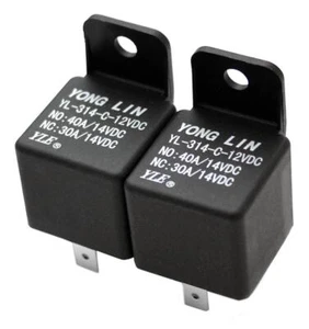 2x KFZ Relais Öffner Schließer Auto Umschaltrelais Wechselrelais 12V 40A - Bild 1 von 3