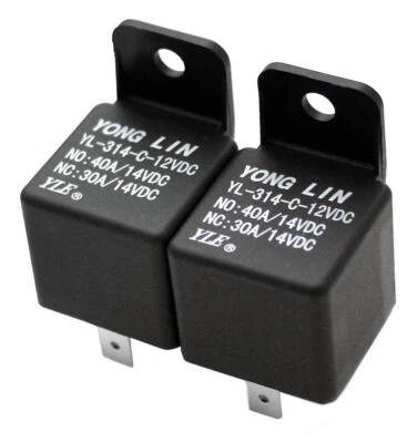 2x KFZ Relais Öffner Schließer Auto Umschaltrelais Wechselrelais 12V 40A - Bild 1 von 3