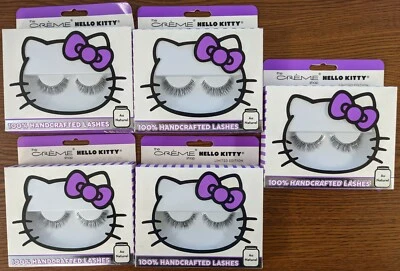 LOTE DE 5 PESTAÑAS THE CREME SHOP HELLO KITTY 100% ARTESANALES AU NATUREL Foto 1 de 2