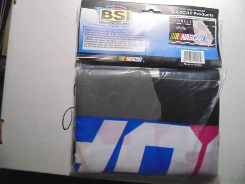 Georgia NASCAR Racing Flag 3 x 5 feet New Old Stock Unopened Package NOS Cover