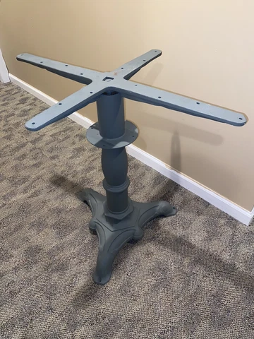 Antique Cast Iron Table Base Cover