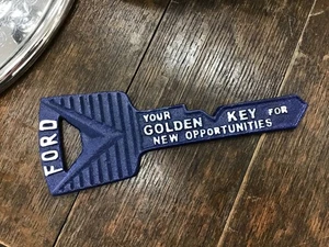 Ford "Your Golden Key For New Opportunities" Bottle Opener | Cast Iron - Picture 1 of 3
