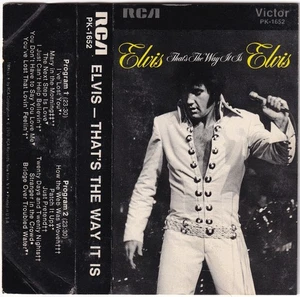 Elvis Presley That's The Way It Is Cassette Paper Sticker Label PK-1652 Original - Bild 1 von 15