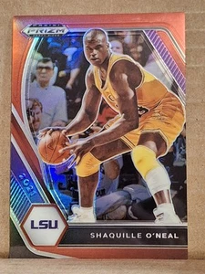 2021 SHAQUILLE O'NEAL SHAQ PANINI PRIZM RED CARD /299 LSU #84 MAGIC LAKERS HEAT - Bild 1 von 2