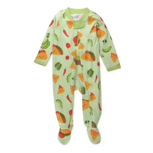 Sleep & Play Footed One-Piece Pajama Sleeper 100% Organic Cotton, Baby Boys, ... - Picture 1 of 4