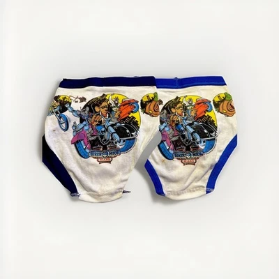 Vantage 1993 FunPals Motociclista Ratones Niños Calzoncillos Ropa Interior Talla 8 Nuevo Sin Paquete Foto 1 de 4