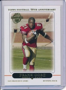 2005 Football Topps 50th Anniversary Frank Gore #418 Rookie RC - Picture 1 of 1