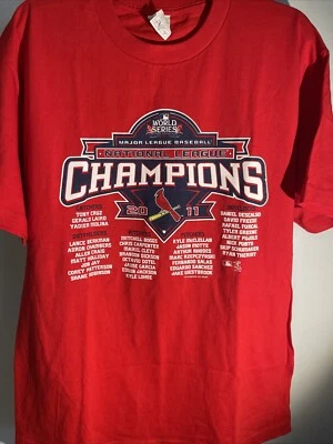 Camiseta Hombre Cardenales de San Luis 2011 Campeones de la Liga Nacional. Grande. Foto 1 de 4