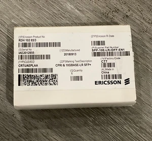 Genuine ERICSSON CPRI & 10GBASE-LR SFP+.    #M33 - Picture 1 of 4