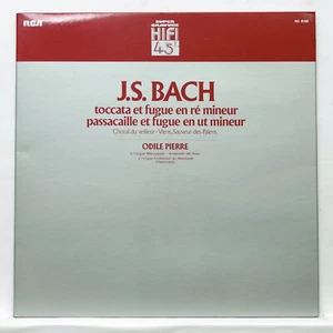 ODILE PIERRE ⸻ JS BACH organ works ⸻ RCA RC8108 ⸻ 45rpm LP NM - Picture 1 of 2