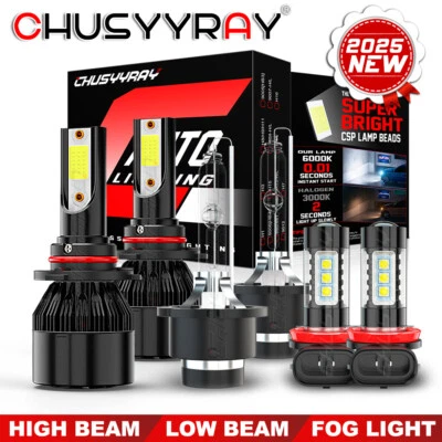 Светодиодная ксеноновая фара для Infiniti M35 2006-2010 6000K + противотуманные фары комбинированный комплект из 6 ламп - Изображение 1 из 4