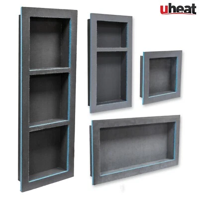 Thermopanel Tileable Shower Niche with Flange Bathroom Wet Room Recess Alcove