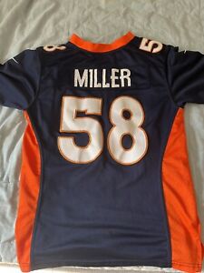 Embroidered Von Miller Denver Broncos Jersey Youth Medium (10-12)