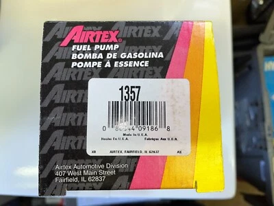 Nueva bomba de combustible Airtex 1357 de stock antiguo para Chevy Nova Toyota Corolla 1.6 85 a 88 Foto 1 de 3