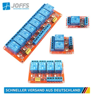 1/2/4/8-Kanal Relais Modul 5V/9V/12V/24V (Multi Relay Module, High/Low Trigger) - Bild 1 von 73