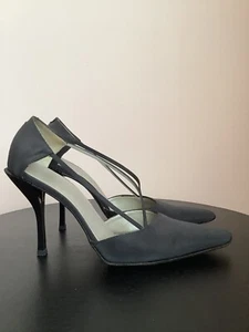 Rodolphe Menudier Black Stiletto Shoe 38 - Foto 1 di 11