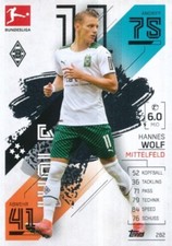 282 BORUSSIA M'GLADBACH - WOLF HANNES - GERMANY CARD TOPPS BUNDESLIGA 2022