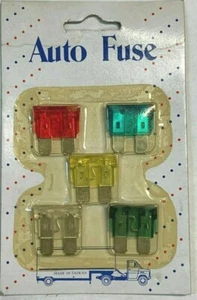 5x BLADE FUSES ASSORTMENT  ATC  ATO 10 15 20 25 30 AMP CAR BOAT AUTO  - Picture 1 of 2