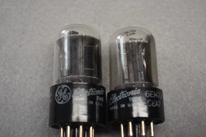 6EA7 6EM7 GE NOS Neu in OVP Audio Receiver Vorverstärker Vakuumröhren getestet Paar - Bild 1 von 6