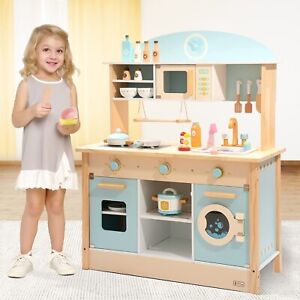 ROBUD DIY Pretend Play Kitchen Cooking Toy Set Gift for Boys and Girls