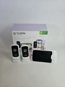 Hubble Connected Nursery Pal Link Premium 5" Smart Twin Baby Monitor - Picture 1 of 11