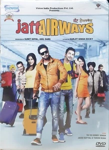 Jatt Airways - Binnu Dhillon, Tuleep - Indian Punjabi Movie DVD (Region Free) - Picture 1 of 1
