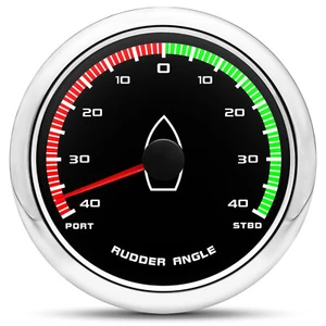 85mm Marine Boat Rudder Angle Gauge Indicator Meter 0-190ohms PORT-STBD - Picture 1 of 5