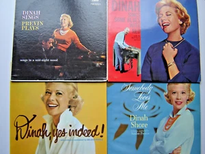 Dinah Shore 4 LPs 3 LP's are 1960s UK originals 1 LP U.S.A original - Picture 1 of 13