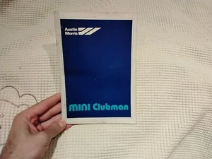 AUSTIN MORRIS MINI CLUBMAN LIBRETTO USO E MANUTENZIONE 1979 - Foto 1 di 6