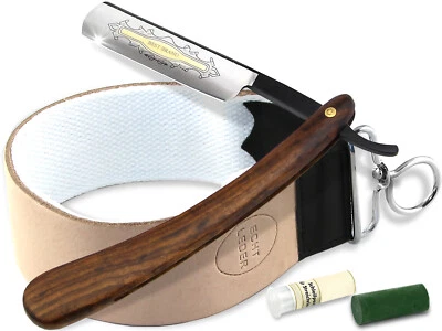 3 Piece Razor Set Razor Stroke Strap Paste Beginners Barber Set - Image 1 of 4
