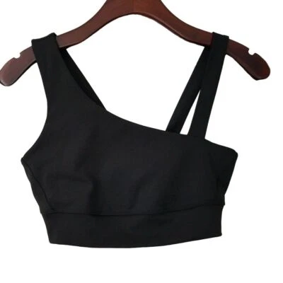 Style Not Size for Jenni Asymmetrical Pullover Bra Black Small NWT - Image 1 of 4