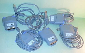 4x OEM HP Q1342-60001 APFM-0001 USB Parallel Printer Adapter - Picture 1 of 2
