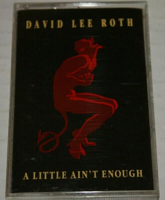 David Lee Roth A Little Ain't Enough 1991 Cassette Vg++ To Nm Ex Van Halen  - Image 1 of 4