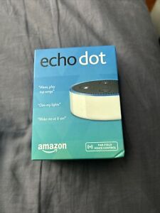 NEW - Amazon Echo Dot 2nd Generation Smart Bluetooth Speaker with Alexa - White