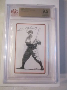 1978 LOU GEHRIG LANDSMEN SPORTDECK BASEBALL CARD BVG GRADED 9.5  - BBA-9 - Picture 1 of 2