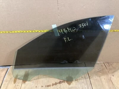 2010-2015 BMW 740i 750i Front Left Driver Side Door Window Glass 001026 OEM . Foto 1 de 4