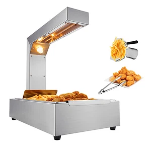 VEVOR Scalda Patatine Fritte Vassoio Acciaio Inox Luce Riscaldante 750W 40-50 ℃ - Imagen 1 de 12
