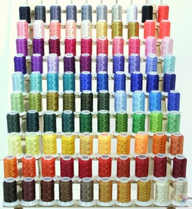 New 100 Brother & Babylock Colors Poly Machine Embroidery Thread Set 40wt 500M - Picture 1 of 1