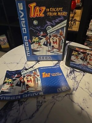 Taz in Escape from Mars - Sega Mega Drive - Complete PAL UK with Box & Manual - Image 1 of 4