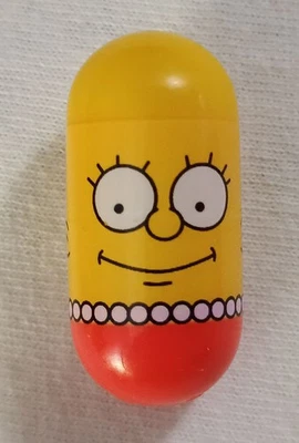 VINTAGE RETIRED SPIN MASTER 2004 THE SIMPSONS MIGHTY BEANZ NUMBER 3 LISA BEAN - Image 1 of 4