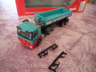Herpa  302487 MB Actros  Sattelzug Kipper  Schmuttermair   Maßstab  1:87  in OVP - Bild 1 von 4