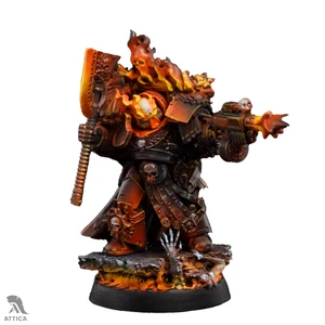 Terminator Praetor Legion of Damned bemalte Figur Warhammer 40k Vorverkauf |Art - Bild 1 von 6