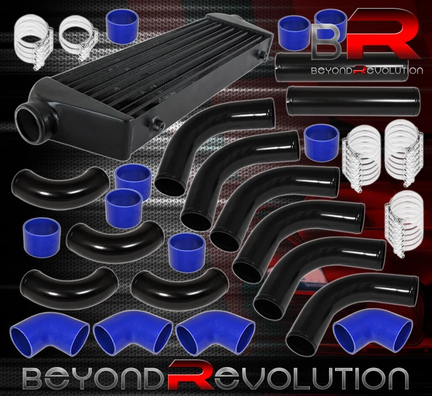 2.5" Turbo Charger Fmic Intercooler Piping Pipe Kit T-Bolt Clamps Couplers Unit Foto 1 de 1