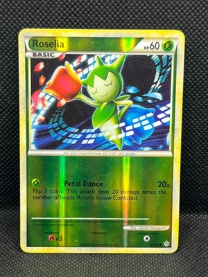 Pokémon TCG Roselia Reverse Holo 61/95 Unleashed - Image 1 of 4