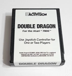 DOBLE DRAGÓN Atari 7800+ Probado funciona en 7800 y 7800+ Plus, tiene Etiqueta Personalizada - Imagen 1 de 5